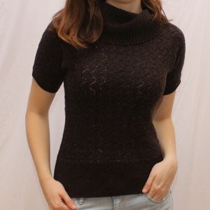3/$15 Dressbarn Cowl Neck Short Sleeve Sweater